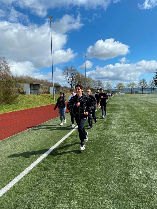 Laufen für den guten Zweck.