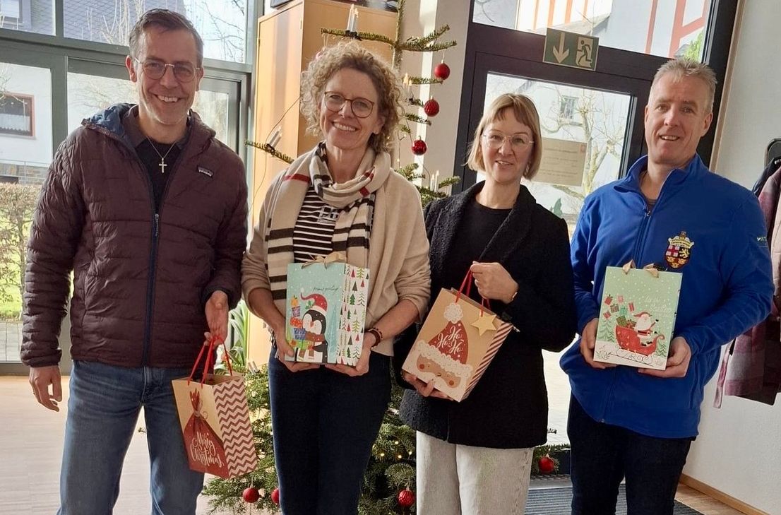 Spendenübergabe an die Caritas Sozialstation Emmelshausen.