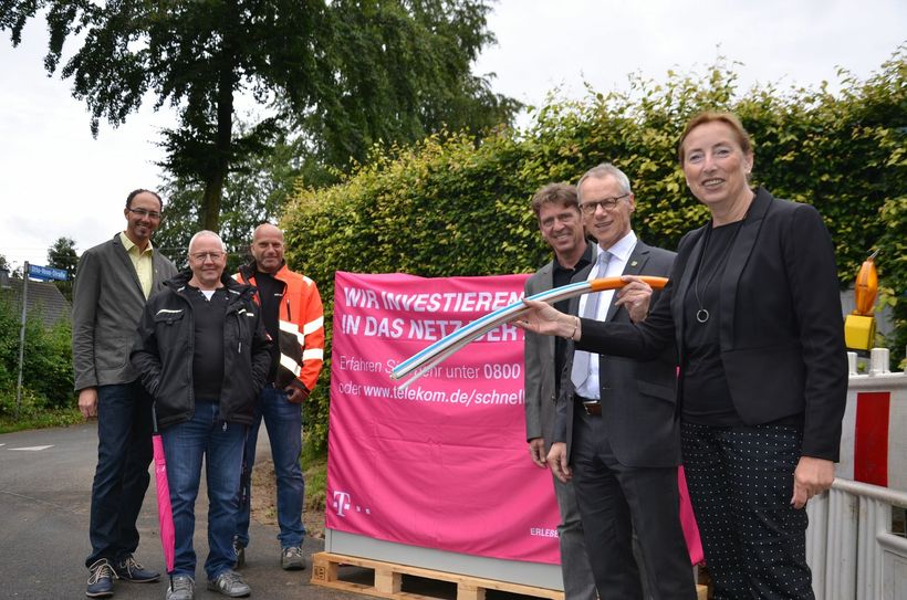 Telekom und Gemeinde Simmerath arbeiten Hand in Hand am schnelleren Internet.