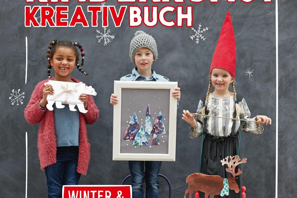 "Das Kinderkunst-Kreativbuch Winter und Weihnachten" von Claudia Schaumann.