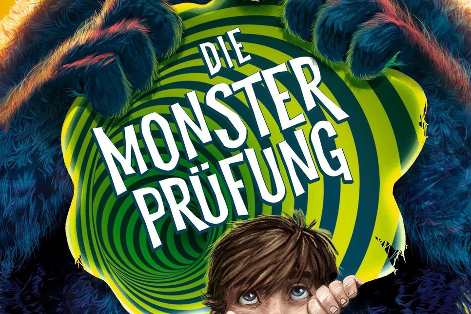 "Die Geheimnisse von Oaksend - Die Monsterprüfung" von Andrea Martin, mit Illustrationen von Max Meinzold.