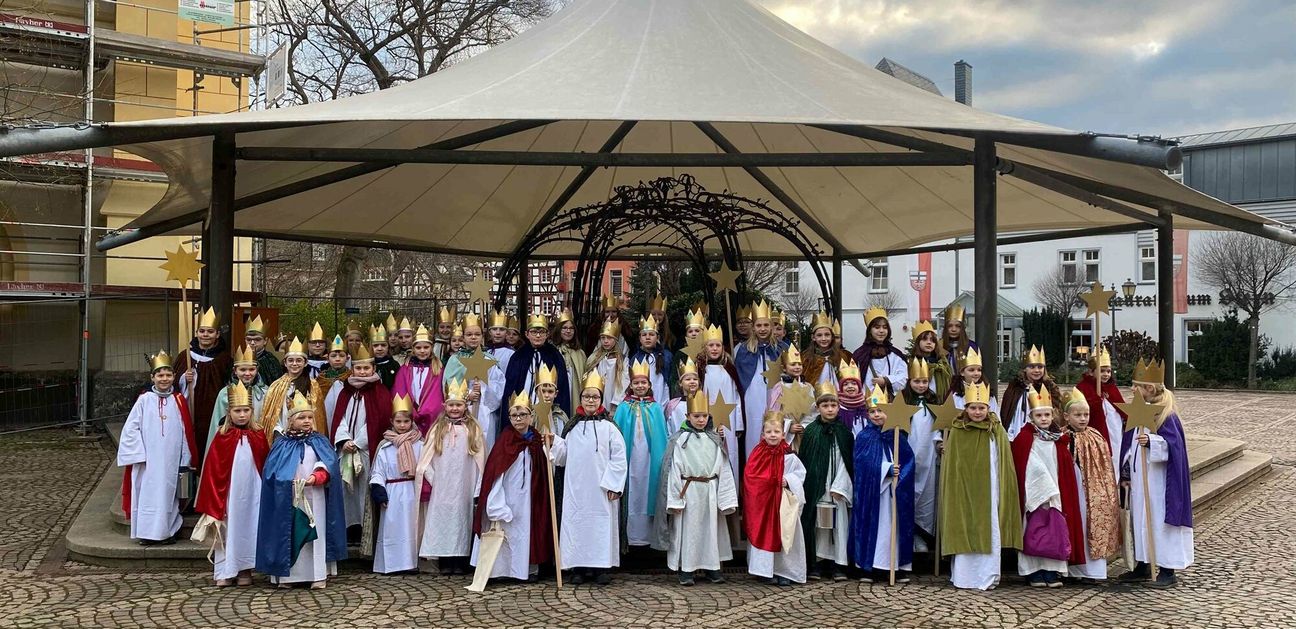 Die Sternsinger aus dem Pfarrbezirk Ahrweiler.