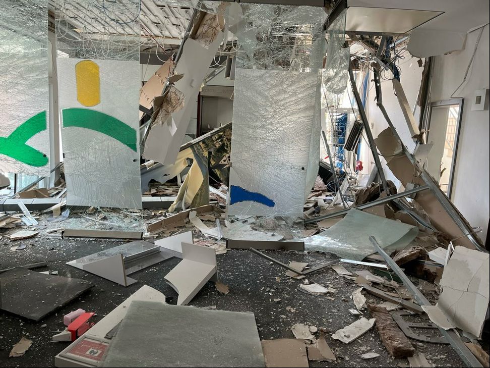 Am 6. Mai zerstörte die Detonation die Räume der Kreissparkasse in Niederzissen.
