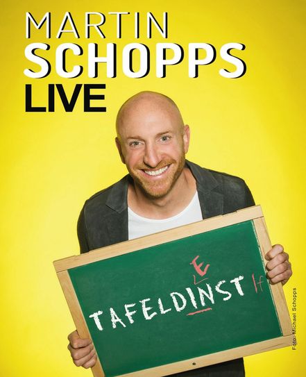 Martin Schopps kommt mit seinem Programm »Schwammdrüber war gestern« am 2. Oktober in die frisch renovierte Tenne.