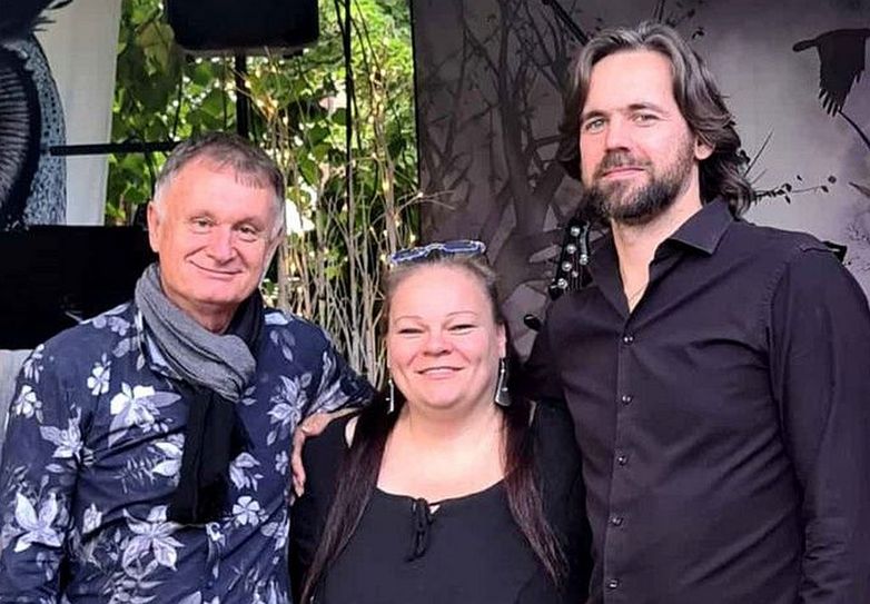 Das Trio "SinaMarie" mit SinaMarie, Alex Demo und Mark Schimmel