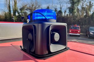 So sehen die neuen mobile Warnanlagen für Feuerwehrfahrzeuge in der VG Konz aus.