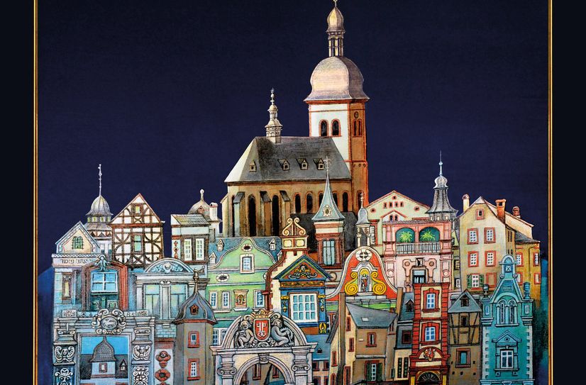 In vielen seiner Werke drückt Tony Munzlinger die Verbundenheit zu seiner Heimatstadt aus.