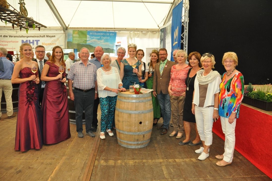 Die Vinotarier aus Mayen dürfen beim "Tag des Weines" nicht fehlen.