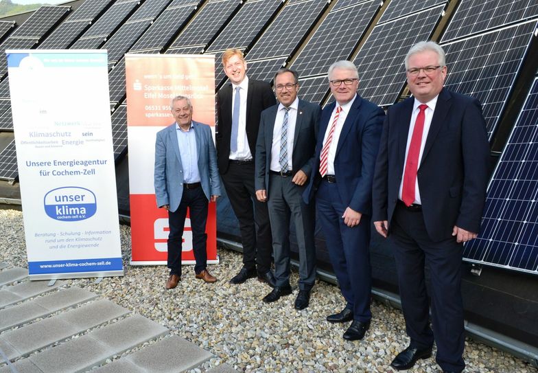 Die Sparkasse Mittelmosel hat die Überarbeitung der Solardachkataster für die Landkreise Cochem-Zell und Bernkastel-Wittlich ermöglicht.