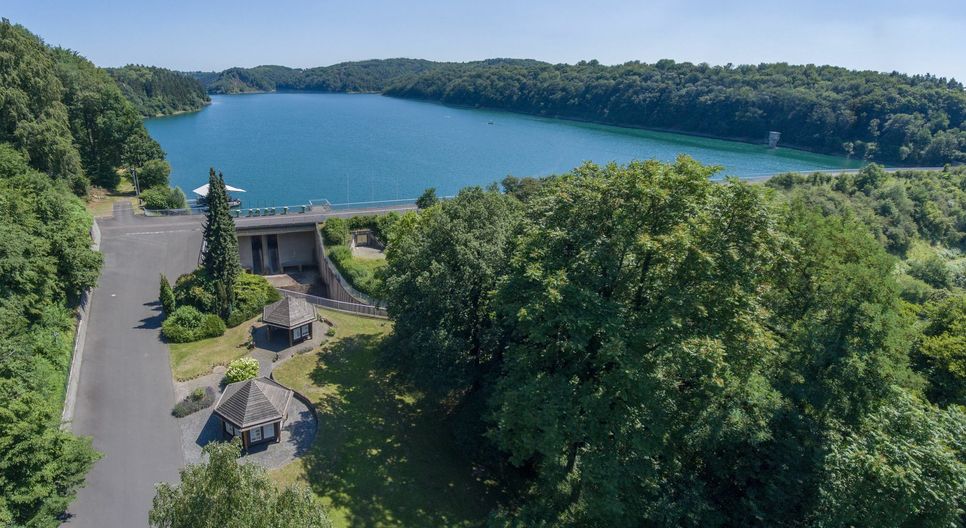 Die Wahnbachtalsperre bei Siegburg versorgt auch Teile des Kreises Ahrweiler mit Trinkwasser. Foto: Wahnbachtalsperrenverband