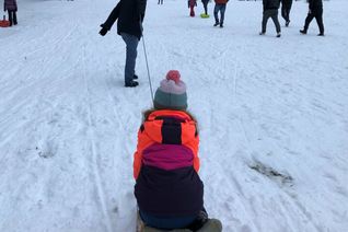 Ein stabiler, gut lenkbarer Schlitten und gegenseite Rücksichtnahme sind wichtigste Utensilien für sicheren Rodelspaß – nicht nur am Erbeskopf.