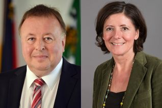 Landrat Dr. Jürgen Pföhler und Ministerpräsidentin Malu Dreyer haben den hilfskräften ihren Dank ausgesprochen. Fotos: Archiv