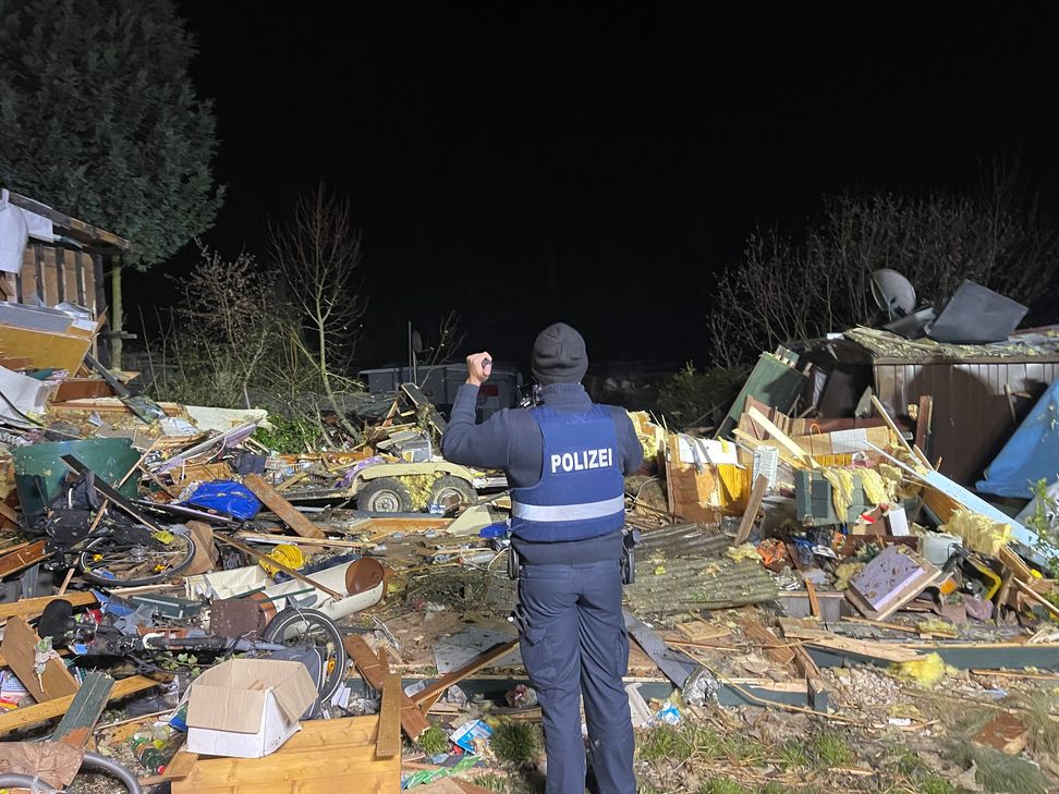 Explosion in Landkern