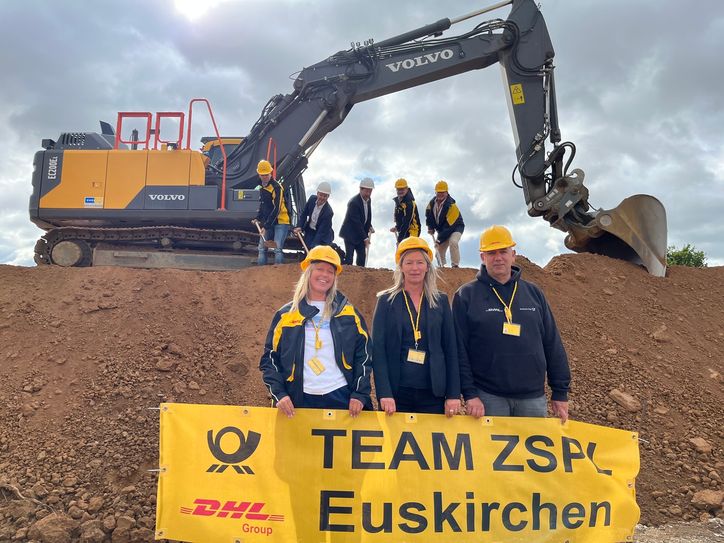 In Euskirchen fand der symbolische Spatenstich für den neuen Zustellstützpunkt der Deutschen Post statt.