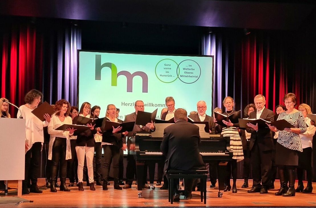 Musikalisch umrahmt wurde der Neujahrsempfang sehr stimmungsvoll vom exquisiten heimischen Chor "Les Art du Chant".