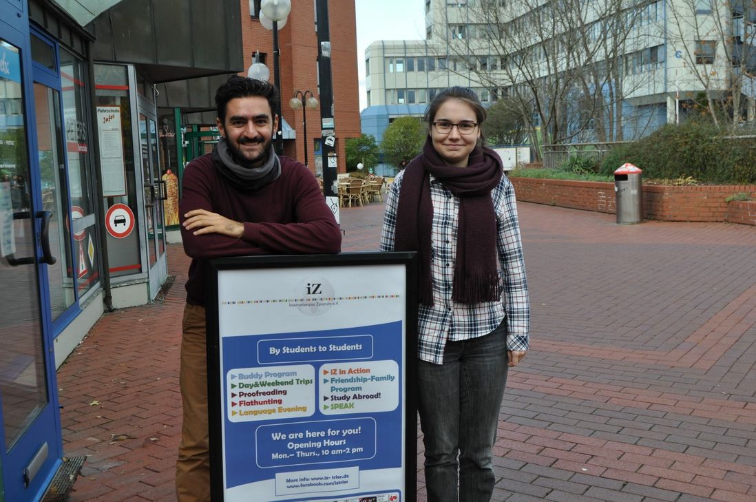 Die Projektkoordinatoren Haureh Hussein und Anna-Maria Müller. Foto: Thiesen