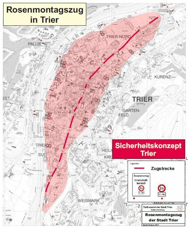 LKW-Fahrverbot an Rosenmontag. Foto: Polizei