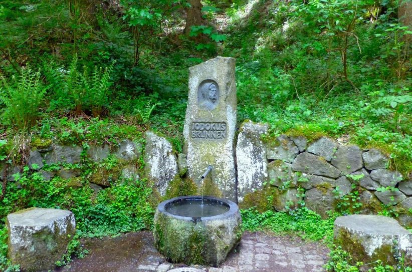 Der Jodokus-Brunnen.