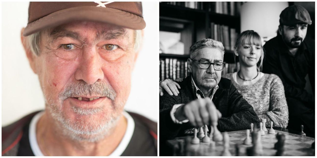 Vorher und nachher: Günther Adam. Foto: Edouard Olszewski