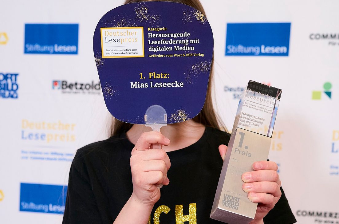 1. Platz für Mia aus Trier für "Mias Leseecke – Der Podcast über Kinderbücher"