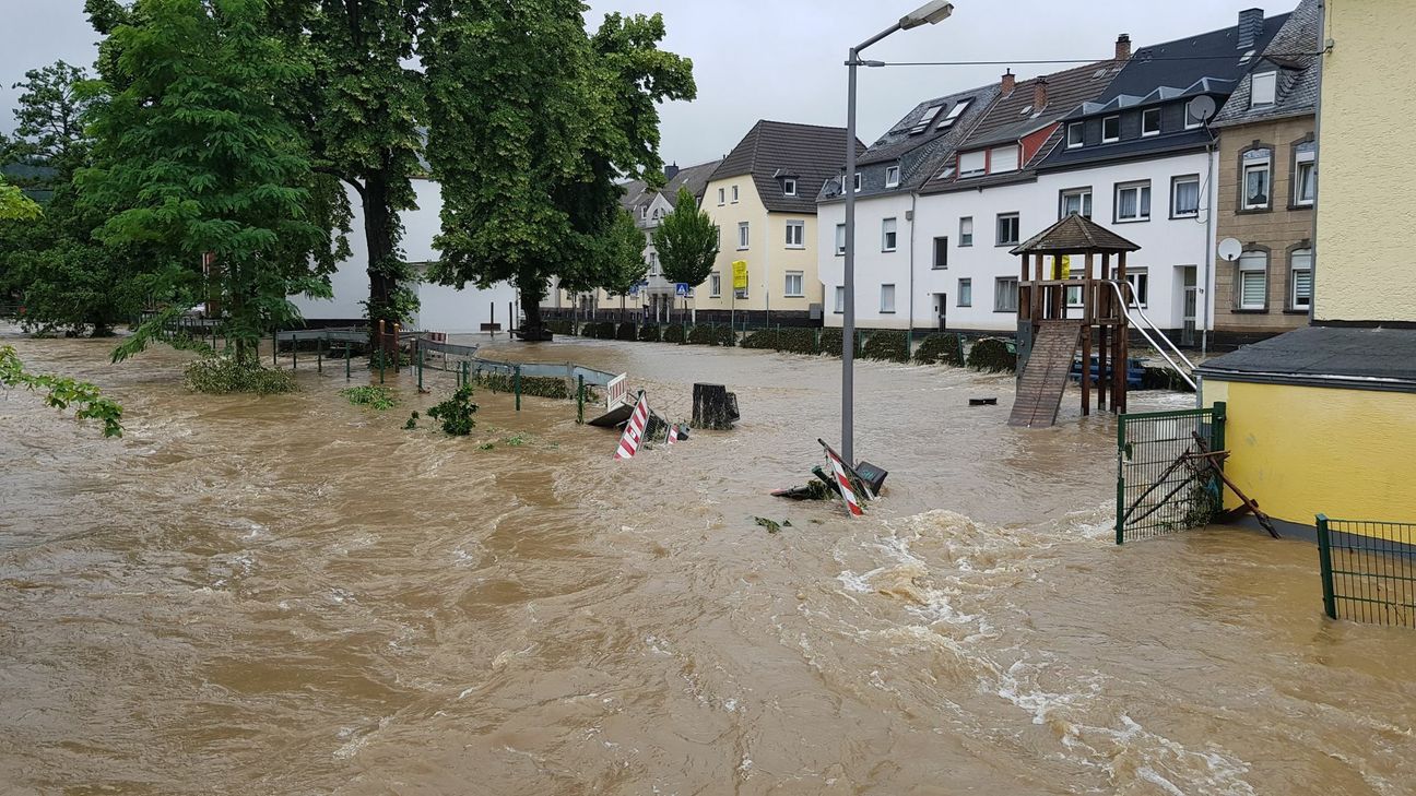 Die Gebäude der Grundschule Clemens waren vom Nette-Hochwasser stark betroffen.