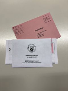 Ab sofort können die Briefwahlunterlagen für die bevorstehende Wahl beantragt werden