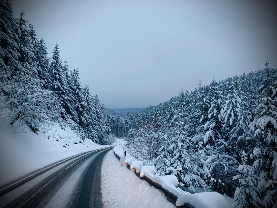 Wintereinbruch im Kreis Birkenfeld.