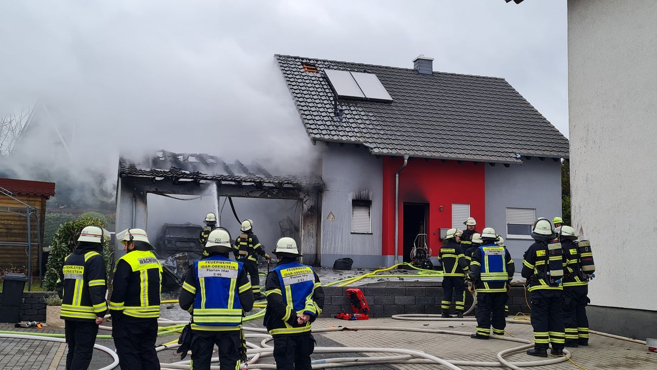 Großeinsatz der Feuerwehr in Göttschied.