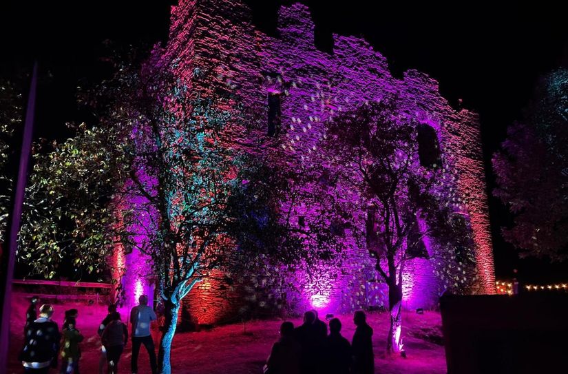 Besonders die Diller Burgruine wird im Lichterglanz erstrahlen.