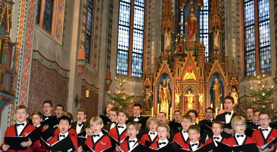 Die Trierer Sängerknaben sorgen an Heilig Abend und am 1. Weihnachtstag für eine besinnliche Einstimmung auf die Festtage. Foto: FF