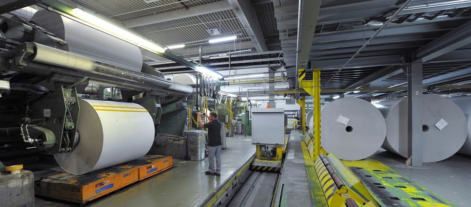 "Weig" beliefert mit seinem Verpackungskarton aus Altpapier  Druckereien in ganz Europa.