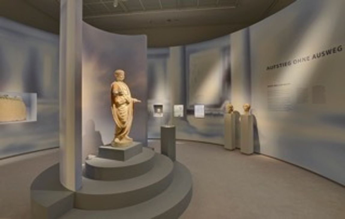 Blick in die Nero-Ausstellung. Foto: Rheinisches Landesmuseum/Thomas Zühmer