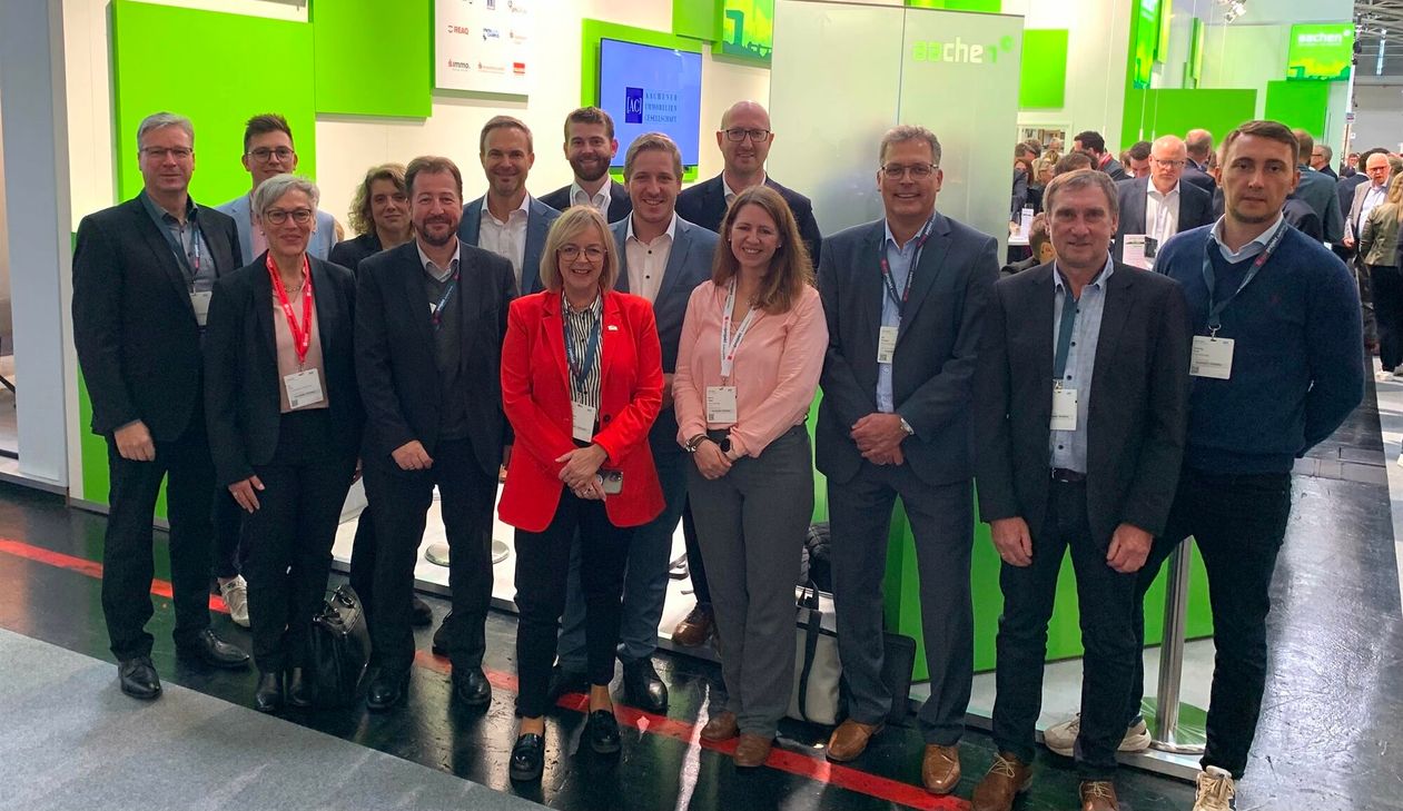 Mit einer großen Delegation aus Kreisverwaltung und Kommunen hat der Kreis Euskirchen jetzt auf der »Expo Real« Präsenz gezeigt.  Foto: W. Andres/Kreisverwaltung