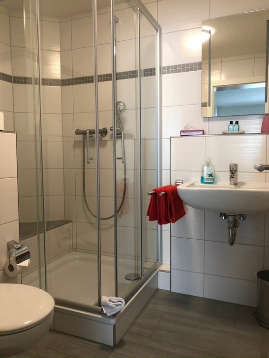 Eines der neuen Zimmer im Brunnenhof. Fotos: T. Förster