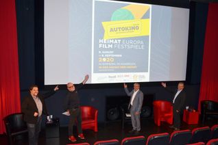 Die Heimat Europa Filmfestspiele im August in Simmern halten jede Menge Höhepunkte bereit. V.l.: Urs Spörri, Wolfgang Stemann, Prof. Dr. Konrad Wolf und Dr. Andreas Nikolay. (Fotos: Andreas Bender)