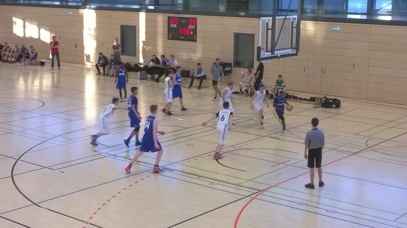 Saisonabschlussspiel der U14-Basketballer im Eventum.