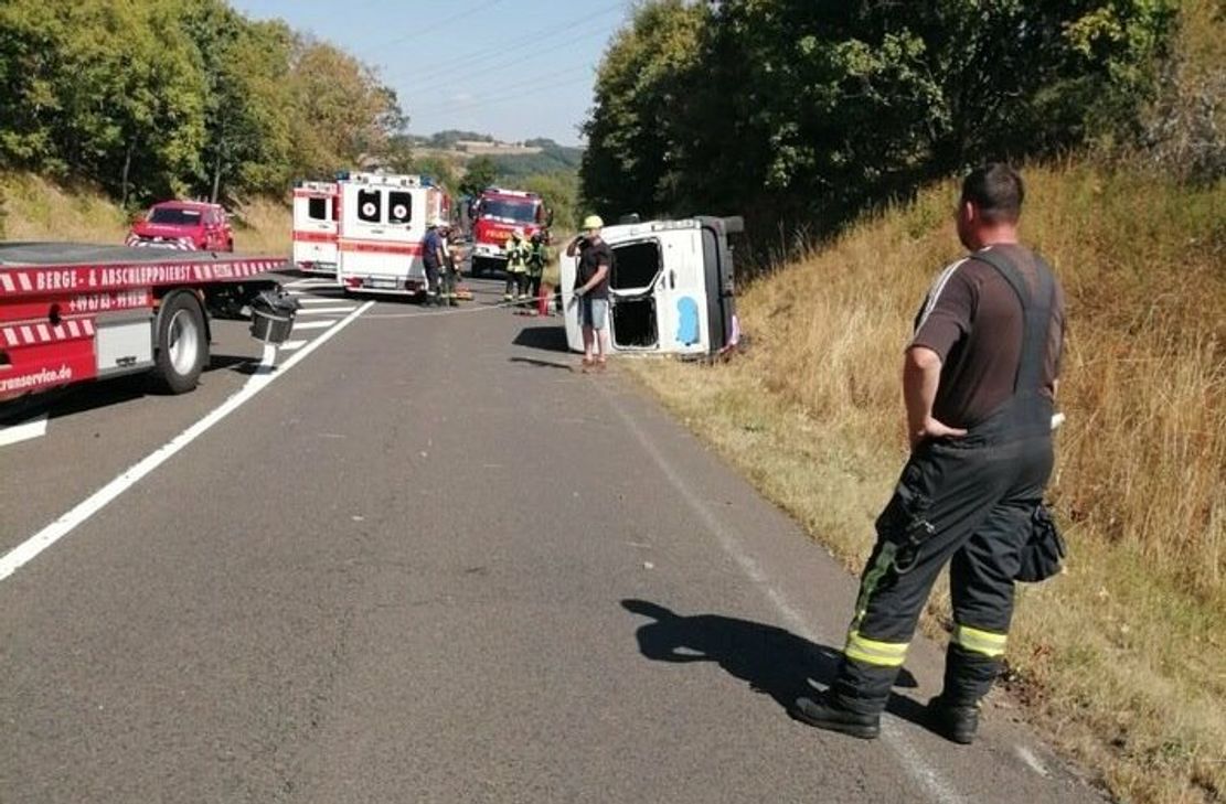 Heftiger Unfall in Baumholder.
