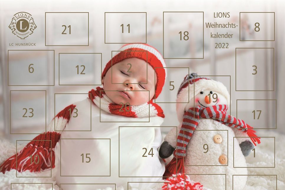 Im Dezember öffnen sich wieder die Türchen des Lions-Adventskalenders.