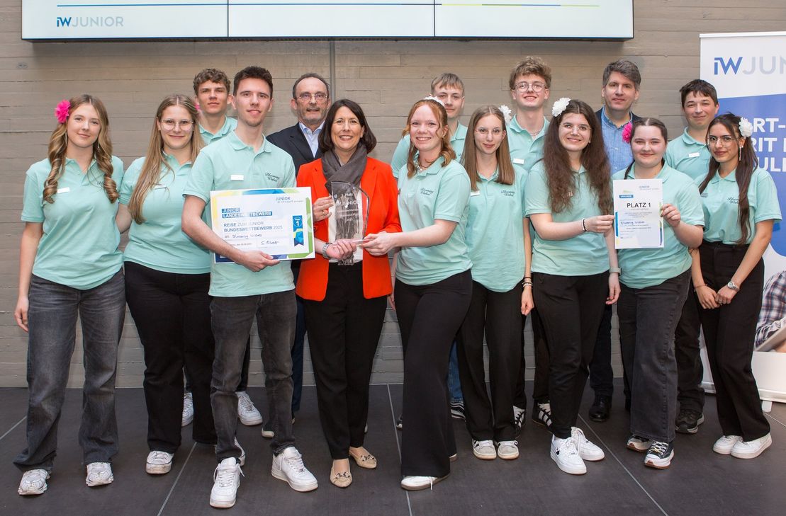 Die beste Schülerfirma aus Rheinland-Pfalz heißt "Blooming Wishes" und kommt aus Trier