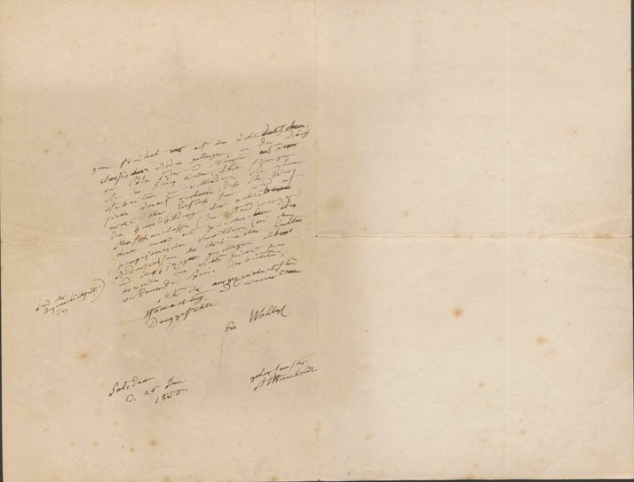 ... sind vier Originalbriefe des berühmten Naturforschers vom 18. September bis 18. Dezember in der Stadtbibliothek Weberbach zu sehen. Fotos: Veranstalter