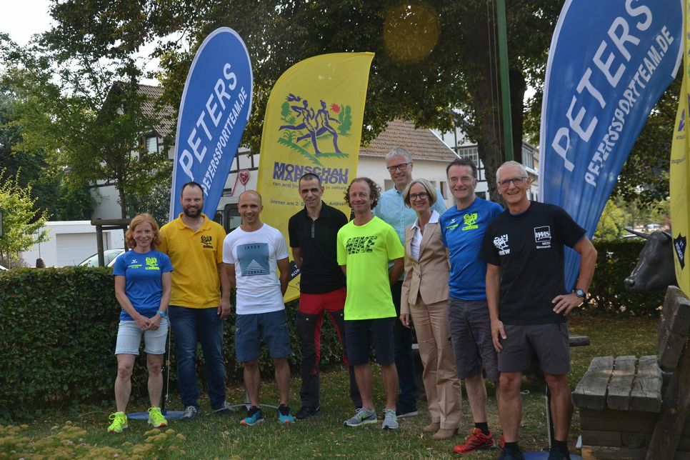 Organisatoren, Sponsoren und Athleten freuen sich schon auf 42. Auflage des Monschau Marathon, die vom 10. bis 12. August nach Konzen lockt. Foto: T. Förster