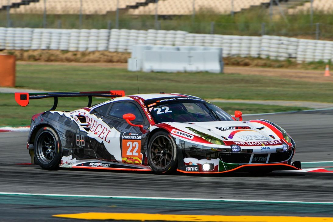 WTM Racing geht mit der Ferrari 488 GT3 bei den 12 Stunden von Monza, dem zweiten Lauf der 24h Series powered by Hankook, an den Start. Foto: WTM