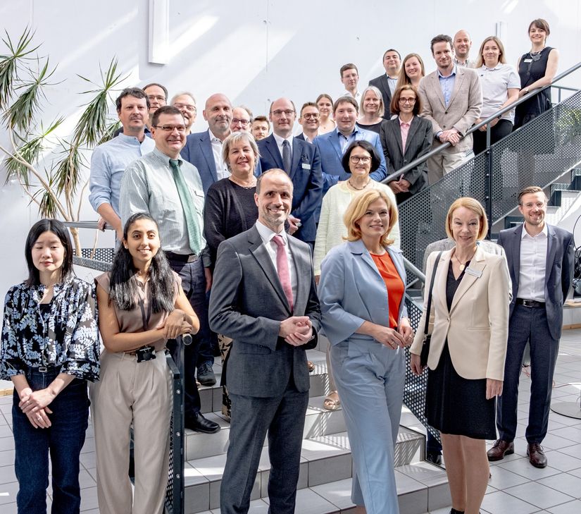 Besuch der Politikprominenz am Umweltcampus der Hochschule Trier in Birkenfeld.