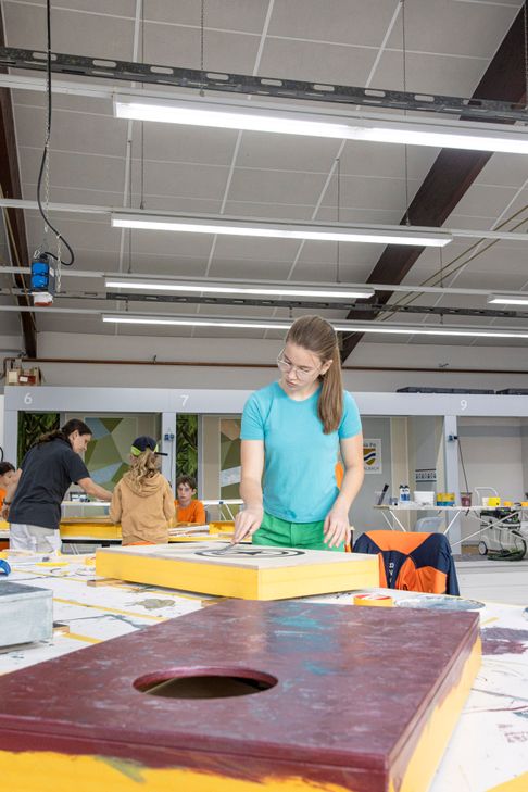 Die entstandenen Werkstücke können die Teilnehmer am Ende natürlich mit nach Hause nehmen.
