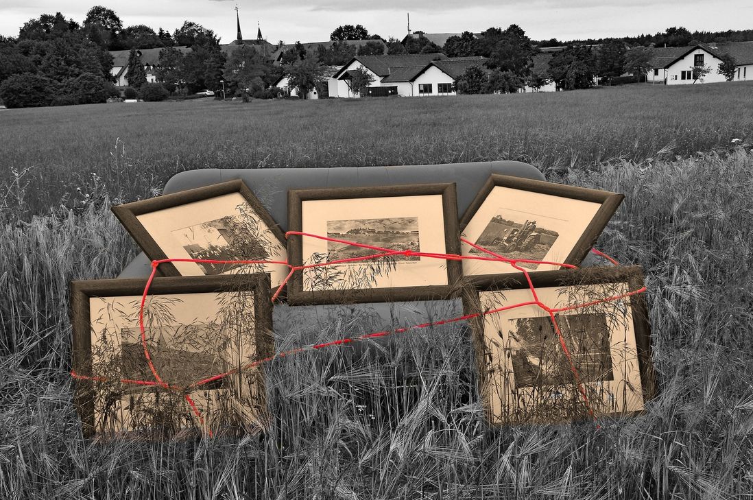 Vom 2. Februar bis zum 2. April 2024 ist die Ausstellung "Der rote Faden" - 100 Jahre Barmherzige Brüder Schönfelderhof im Ausstellungsflur des Brüderkrankenhauses Trier zu sehen.