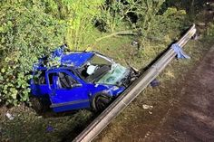 Das Auto überschlug sich in Höhe der Einmündung nach Gering.
