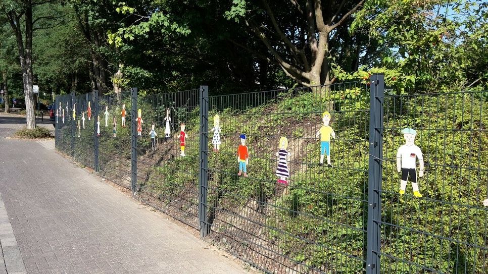 So ähnlich soll die Kinderkette an verschiedenen Orten in der Grafschaft aussehen. Foto: privat