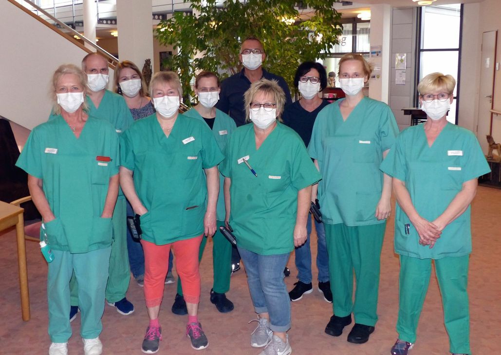 Sucht Ehrenamtler, um die Besuche der Bewohner zu reglementieren: Das Team des Seligen Gerhard.