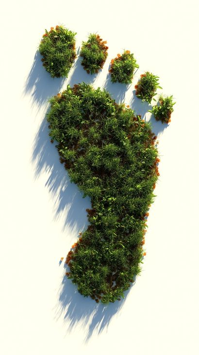 Der ökologische Fußabdruck soll verdeutlichen, wie hoch der Verbrauch der Ressource Land ist, der notwendig ist, um  den eigenen Lebensstil aufrecht zu erhalten. Bild: Colin Behrens/Pixabay