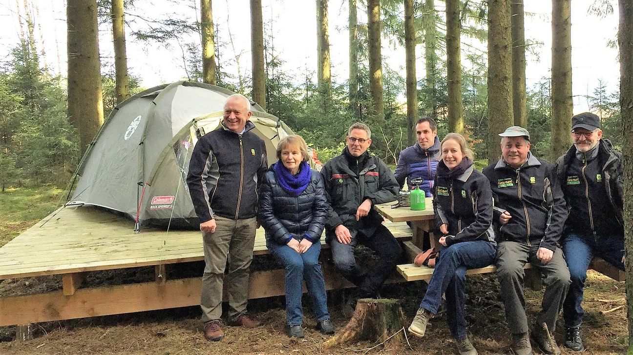 An zwei Naturlagerplätzen dürfen ab sofort Zelte aufgeschlagen werden. Fotos: Naturpark Nordeifel
